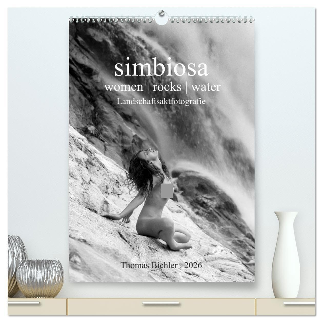 simbiosa ... Landschaftsaktfotografie (hochwertiger Premium Wandkalender 2026 DIN A2 hoch), Kunstdruck in Hochglanz: SW-Outdoor-Aktfotografie (CALVENDO Erotik) Social Sciences