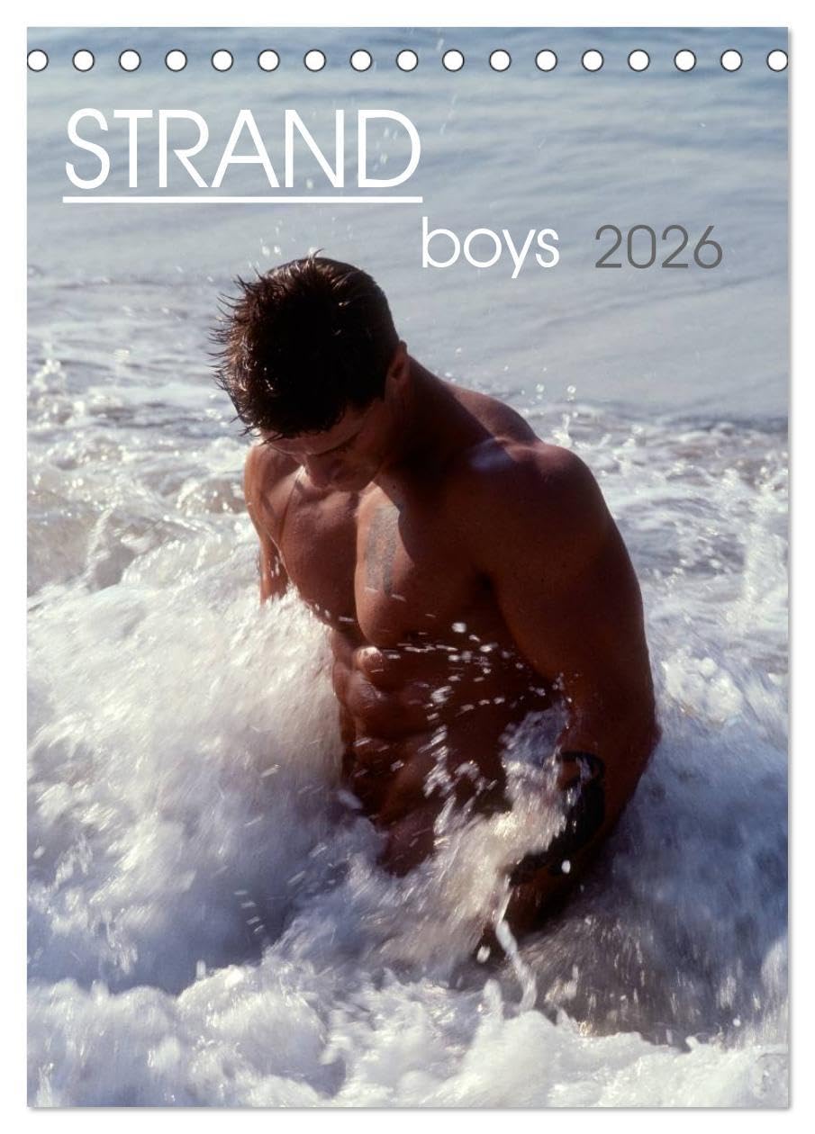 Strandboys 2026 (Tischkalender 2026 DIN A5 hoch), CALVENDO Monatskalender: 12 knackige Jungs am Strand (CALVENDO Erotik) Social Sciences