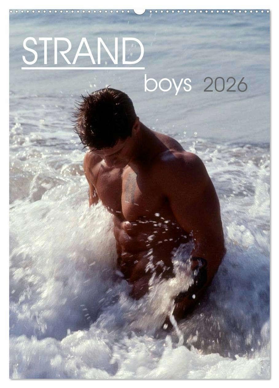 Strandboys 2026 (Wandkalender 2026 DIN A2 hoch), CALVENDO Monatskalender: 12 knackige Jungs am Strand (CALVENDO Erotik) Social Sciences