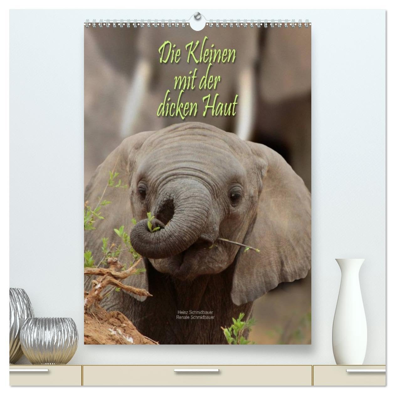 Die Kleinen mit der dicken Haut (hochwertiger Premium Wandkalender 2026 DIN A2 hoch), Kunstdruck in Hochglanz: Die Babies von Elefant, Flusspferd und ... liebenswerte Zeitgenossen. (CALVENDO Tiere) Film, Art & Culture