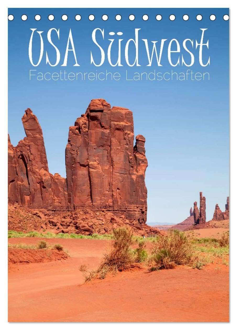 USA Südwest Facettenreiche Landschaften (Tischkalender 2026 DIN A5 hoch), CALVENDO Monatskalender: Eindrucksvolle Naturschauplätze entdecken (CALVENDO Natur) Leisure, Home & Garden