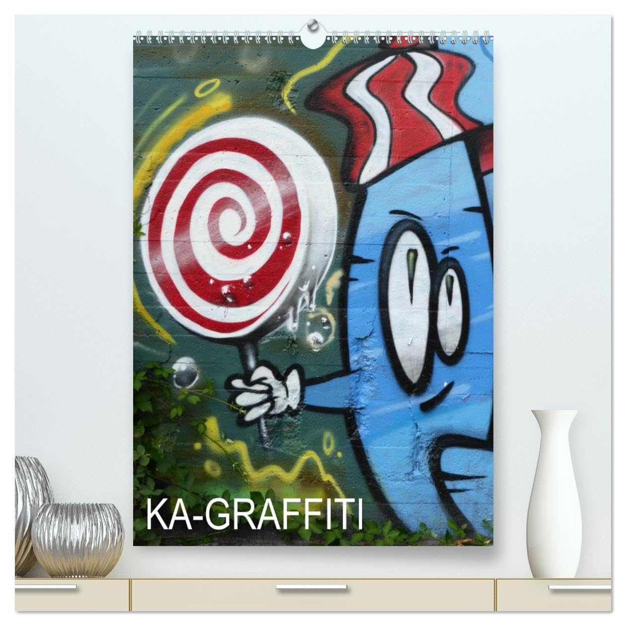 KA- GRAFFITI (hochwertiger Premium Wandkalender 2026 DIN A2 hoch), Kunstdruck in Hochglanz: Eine Graffiti-Entdeckungsreise in Karlsruhe (CALVENDO Kunst) Film, Art & Culture