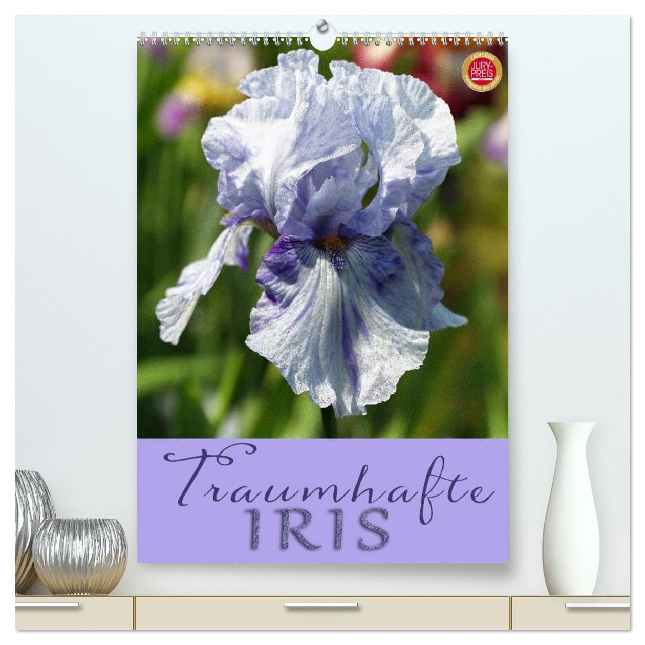 Traumhafte Iris (hochwertiger Premium Wandkalender 2026 DIN A2 hoch), Kunstdruck in Hochglanz: 12 Portraits von traumhaften Schwertlilien (CALVENDO Natur) Social Sciences