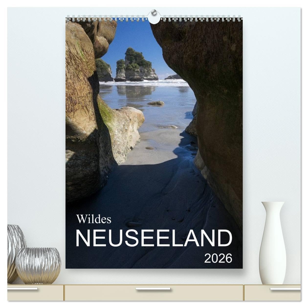 Wildes Neuseeland (hochwertiger Premium Wandkalender 2026 DIN A2 hoch), Kunstdruck in Hochglanz: Momentaufnahmen aus dem Naturparadies Neuseeland, ... Touristenpfade. (CALVENDO Natur) Leisure, Home & Garden