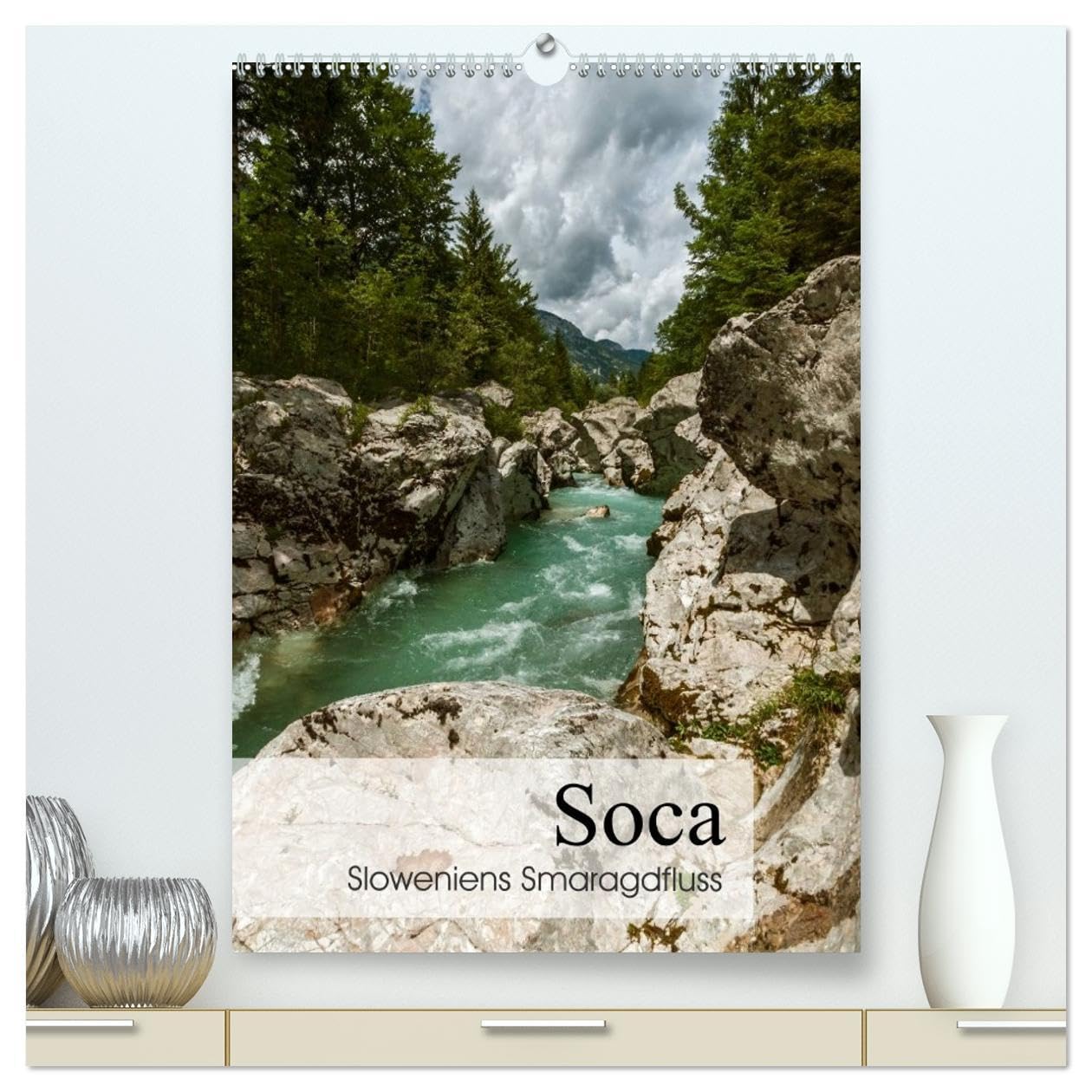 Soca - Sloweniens Smaragdfluss (hochwertiger Premium Wandkalender 2026 DIN A2 hoch), Kunstdruck in Hochglanz: Die Soca - einer der letzten noch weitestgehend unberührten Alpenflüsse. (CALVENDO Natur) Leisure, Home & Garden
