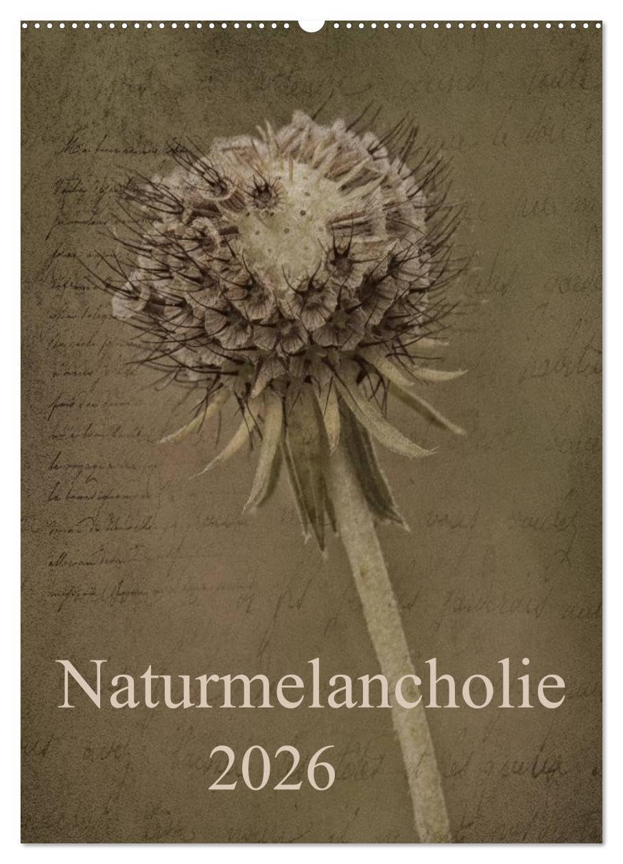 Naturmelancholie 2026 (Wandkalender 2026 DIN A2 hoch), CALVENDO Monatskalender: Blüten,Knospen und Gräser, stilvoll und unvergleichlich werden sie ... eigenes kleines Kunstwerk. (CALVENDO Natur) Leisure, Home & Garden