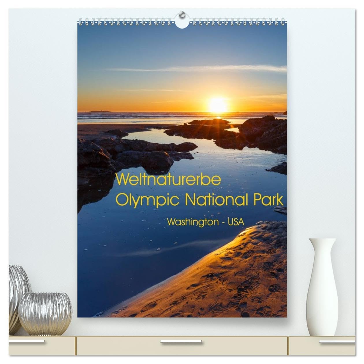 Weltnaturerbe Olympic National Park (hochwertiger Premium Wandkalender 2026 DIN A2 hoch), Kunstdruck in Hochglanz: Der Olympic National Park ist ... das Erleben unberührter Natur (CALVENDO Orte) Leisure, Home & Garden