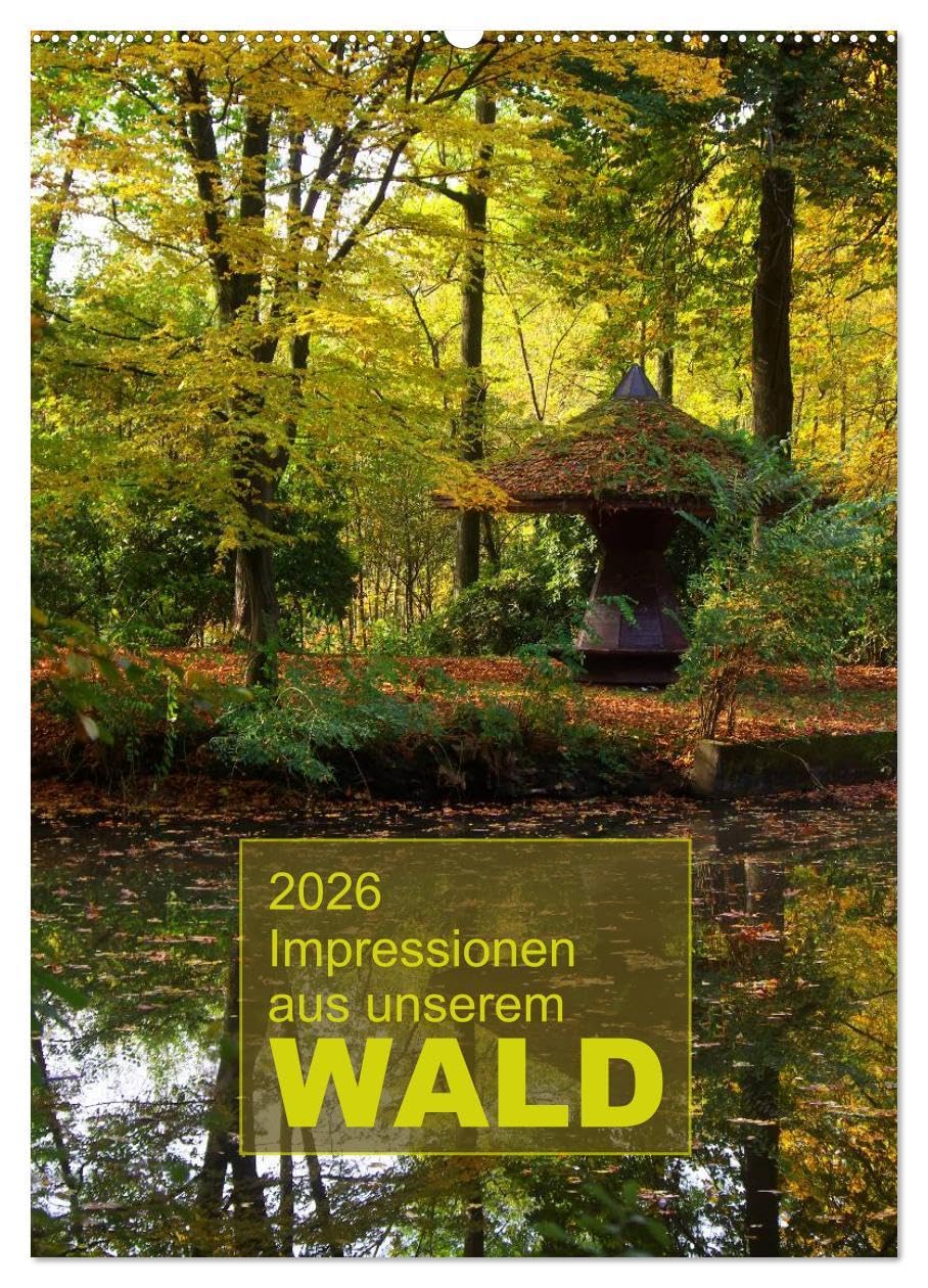 Impressionen aus unserem Wald (Wandkalender 2026 DIN A2 hoch), CALVENDO Monatskalender: Fotografische Impresssionen aus unseren heimischen Wäldern (CALVENDO Natur) Leisure, Home & Garden
