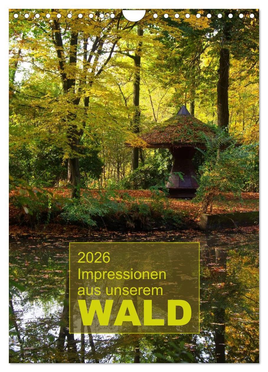 Impressionen aus unserem Wald (Wandkalender 2026 DIN A4 hoch), CALVENDO Monatskalender: Fotografische Impresssionen aus unseren heimischen Wäldern (CALVENDO Natur) Leisure, Home & Garden