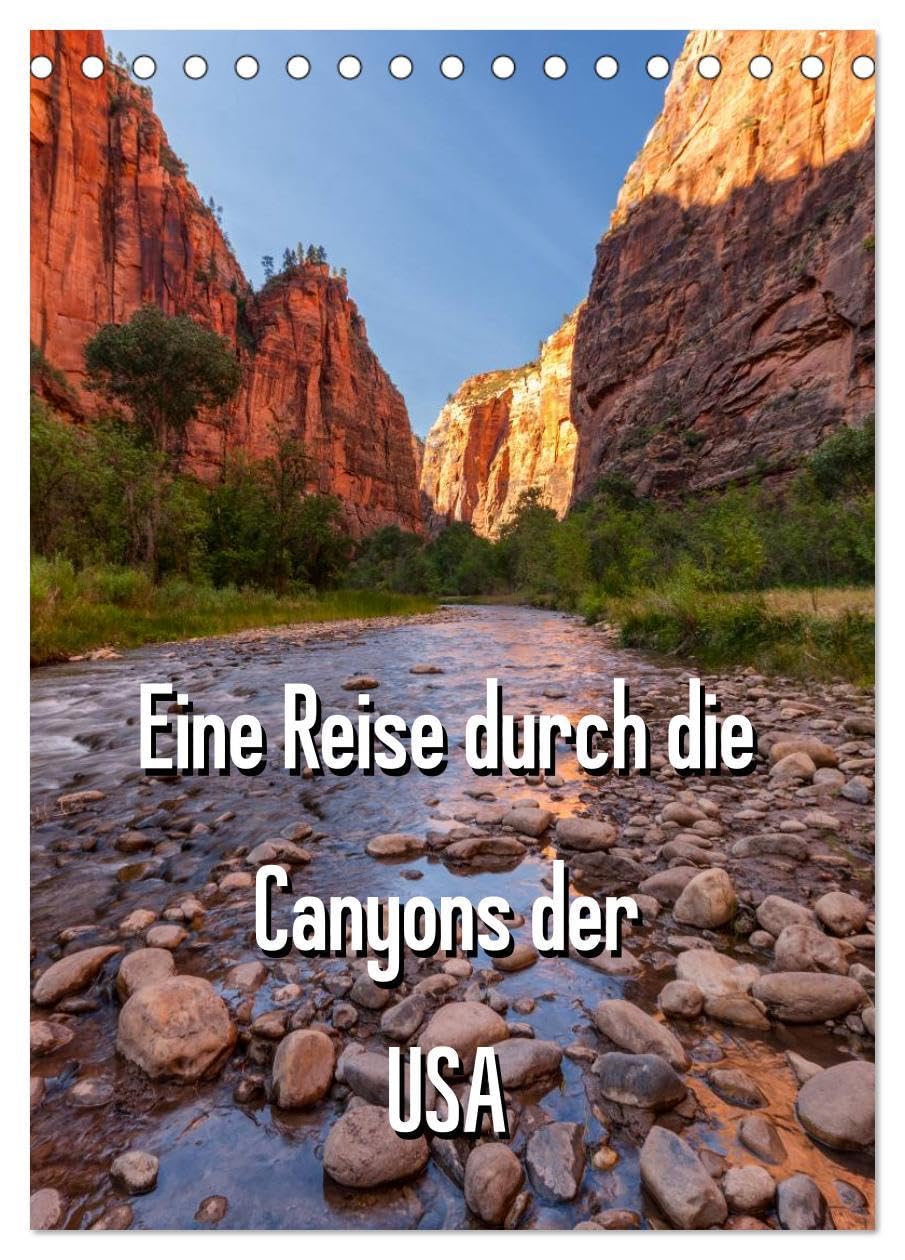 Eine Reise durch die Canyons der USA (Tischkalender 2026 DIN A5 hoch), CALVENDO Monatskalender: Canyons faszinieren und sind ein attraktives ... unterschiedlicher Canyons. (CALVENDO Natur) Leisure, Home & Garden