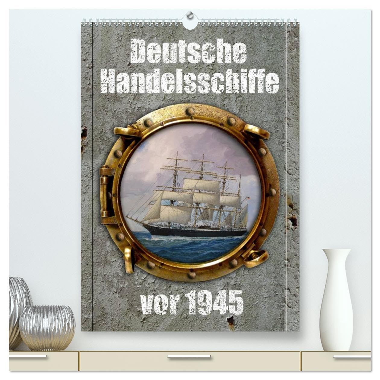 Deutsche Handelsschiffe vor 1945 (hochwertiger Premium Wandkalender 2026 DIN A2 hoch), Kunstdruck in Hochglanz: Bilder des Marinemalers Olaf Rahardt im Stil alter Werbung (CALVENDO Technologie) Business & Technology