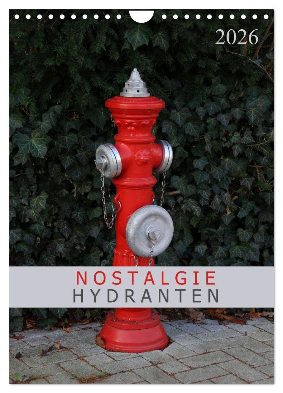 Nostalgie Hydranten (Wandkalender 2026 DIN A4 hoch), CALVENDO Monatskalender: Hydranten am Straßenrand (CALVENDO Technologie) Photography