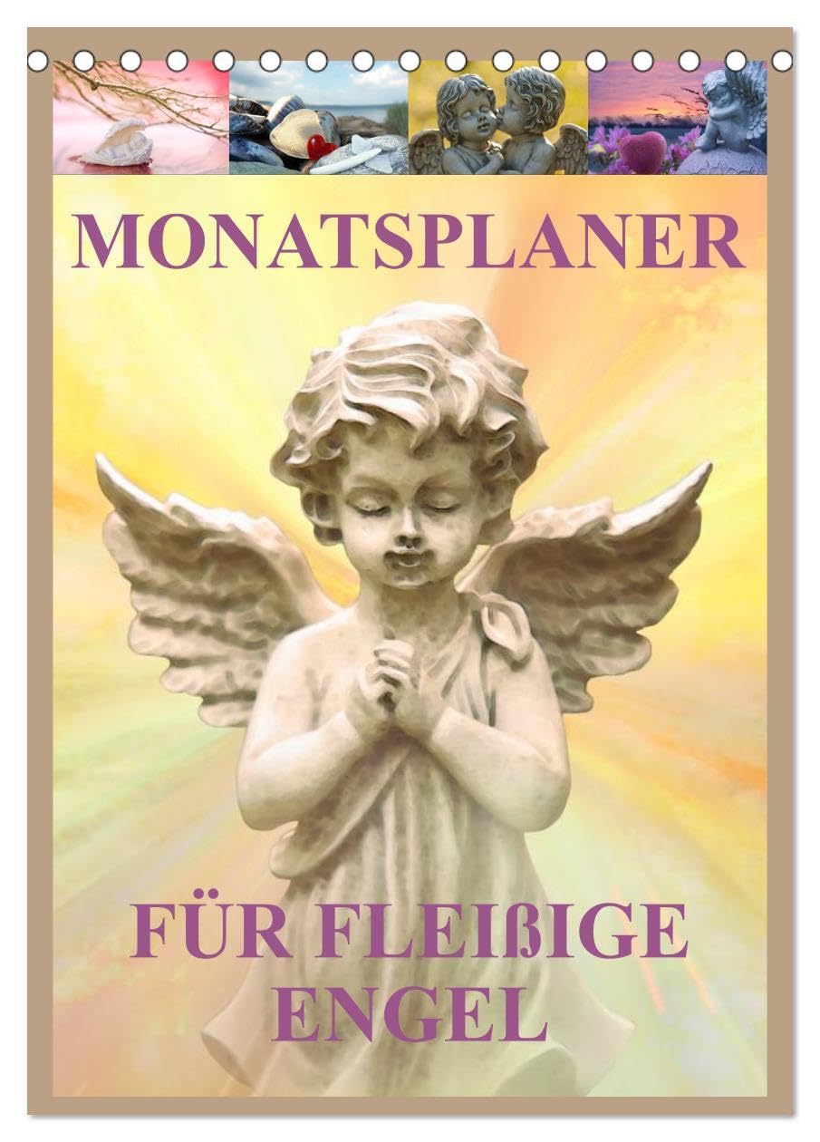 Monatsplaber für fleißige Engel (Tischkalender 2026 DIN A5 hoch), CALVENDO Monatskalender: Ein anspruchsvoller Planer für alle "Engel". (CALVENDO Glaube) Leisure, Home & Garden