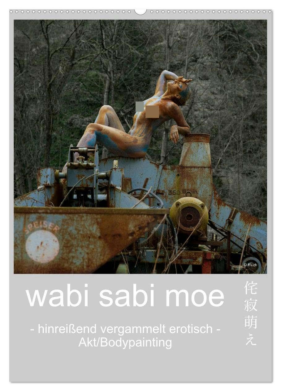wabi sabi moe - hinreißend vergammelt erotisch - Akt/Bodypainting (Wandkalender 2026 DIN A2 hoch), CALVENDO Monatskalender: Hingerissen von müde ... und vergammeltem Plunder (CALVENDO Erotik) Social Sciences