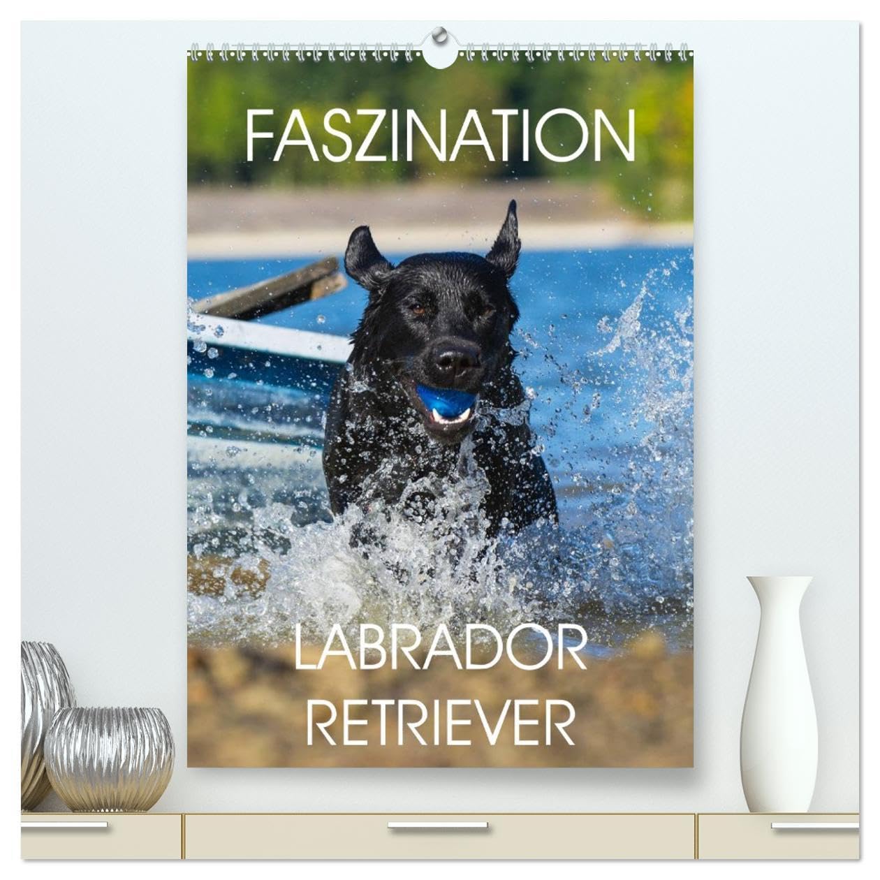 Faszination Labrador Retriever (hochwertiger Premium Wandkalender 2026 DIN A2 hoch), Kunstdruck in Hochglanz: 13 Fotos zeigen die Faszination einer der beliebtesten Hunderassen (CALVENDO Tiere) Natural Sciences
