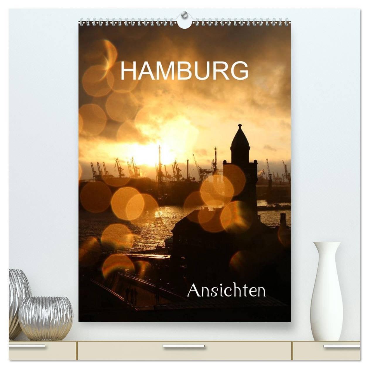 HAMBURG - Ansichten (hochwertiger Premium Wandkalender 2026 DIN A2 hoch), Kunstdruck in Hochglanz: Handels KRAFT mit Sinn für HARMONIE (CALVENDO Orte) Leisure, Home & Garden