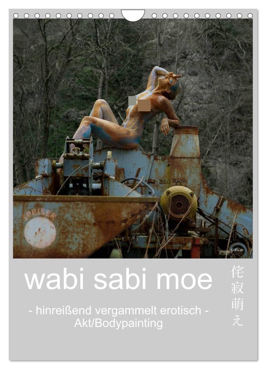 wabi sabi moe - hinreißend vergammelt erotisch - Akt/Bodypainting (Wandkalender 2026 DIN A4 hoch), CALVENDO Monatskalender: Hingerissen von müde ... und vergammeltem Plunder (CALVENDO Erotik) Social Sciences