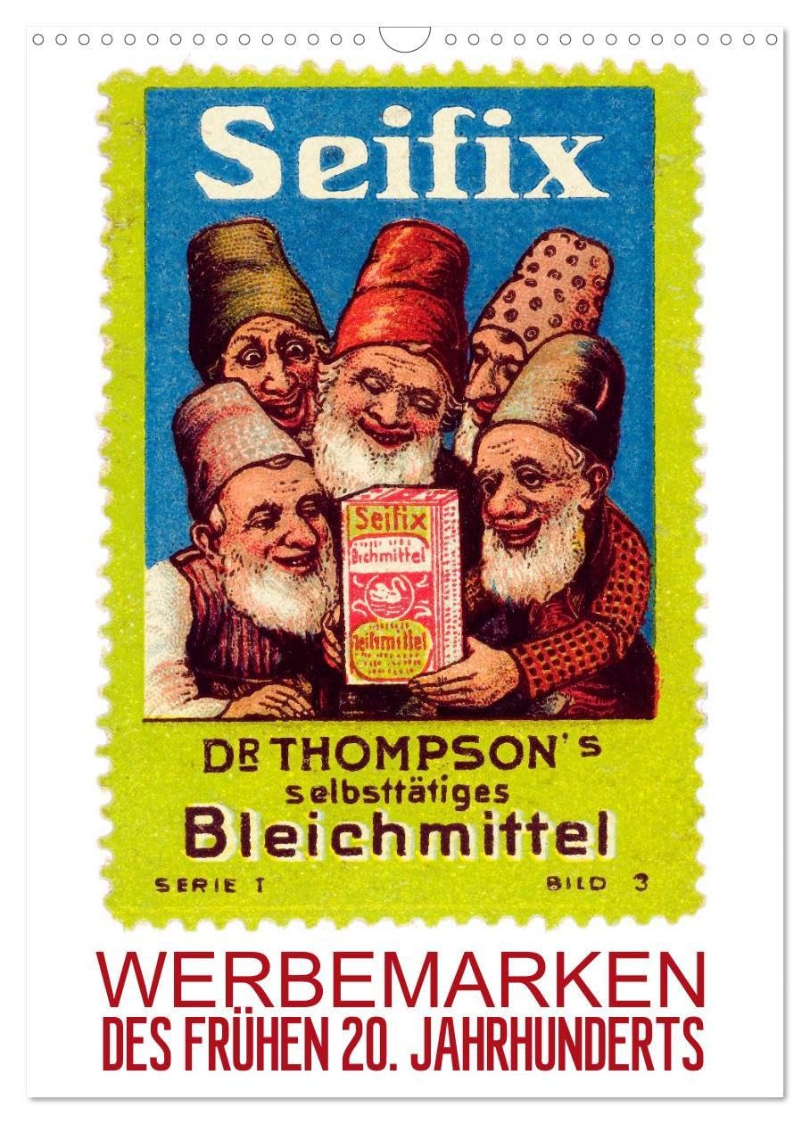 Werbemarken des frühen 20. Jahrhunderts (Wandkalender 2026 DIN A3 hoch), CALVENDO Monatskalender: Werbemarken - begehrte Sammelobjekte (CALVENDO Kunst) Business & Technology