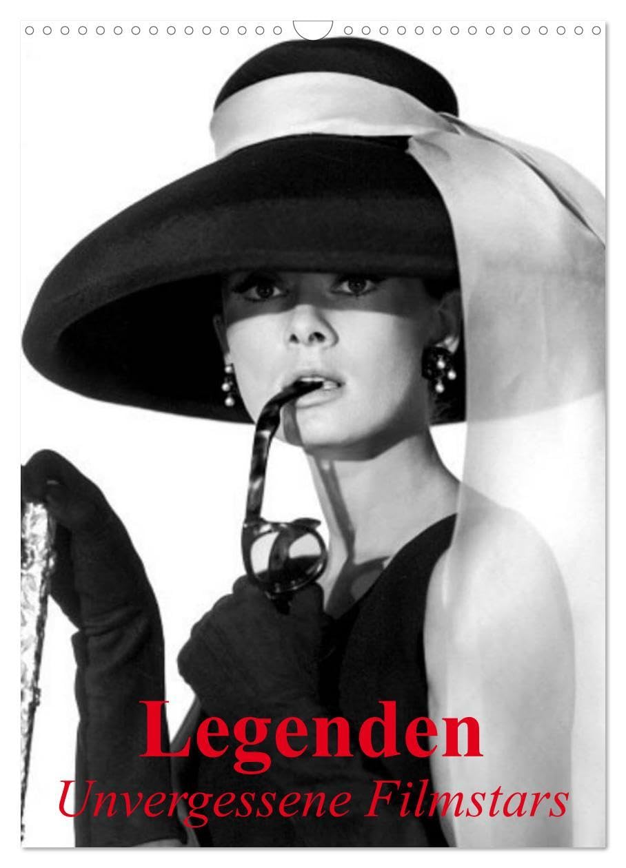 Legenden - Unvergessene Filmstars (Wandkalender 2026 DIN A3 hoch), CALVENDO Monatskalender: Berühmte Filmstars einer großartigen Hollywood-Epoche (CALVENDO Menschen) Living & Furnishing