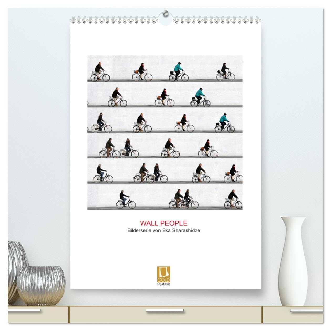 Wall People - Bilderserie von Eka Sharashidze (hochwertiger Premium Wandkalender 2026 DIN A2 hoch), Kunstdruck in Hochglanz: Bilderserie Wall People - Fixierte Bewegung (CALVENDO Kunst) Film, Art & Culture
