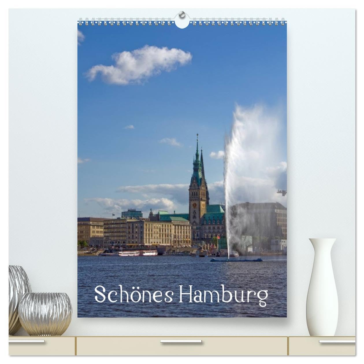 Schönes Hamburg (hochwertiger Premium Wandkalender 2026 DIN A2 hoch), Kunstdruck in Hochglanz: 12 einmalige Aufnahmen aus der wohl schönsten Stadt Norddeutschlands (CALVENDO Orte) Business & Technology