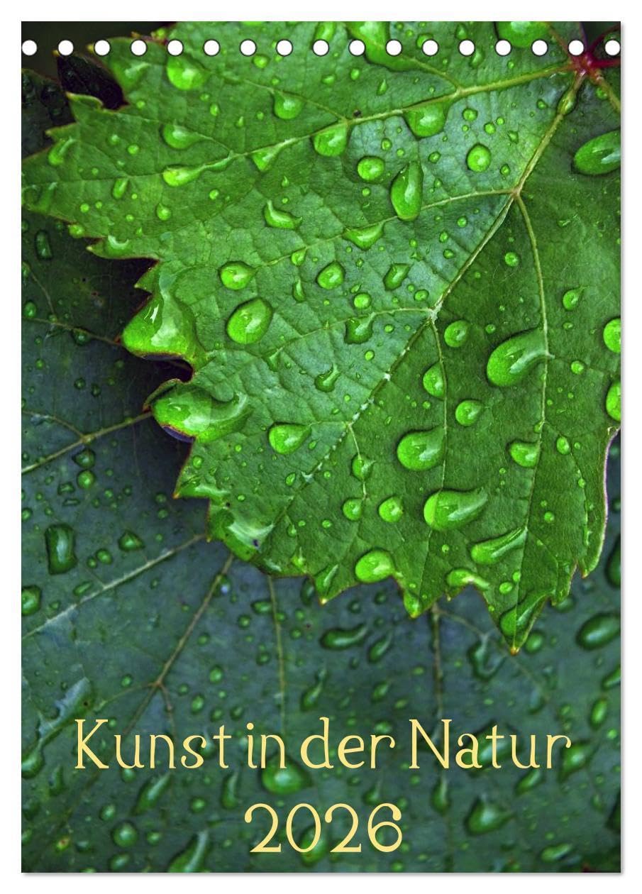 Kunst in der Natur (Tischkalender 2026 DIN A5 hoch), CALVENDO Monatskalender: Kunstvolle Formen, Farben und Strukturen der Natur, Makrofotografie. (CALVENDO Natur) Photography