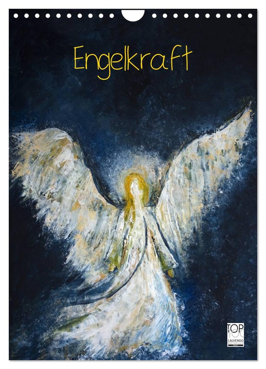 Engelkraft (Wandkalender 2026 DIN A4 hoch), CALVENDO Monatskalender: 13 gemalte Engel, die einen im Innersten berühren. (CALVENDO Kunst) Social Sciences