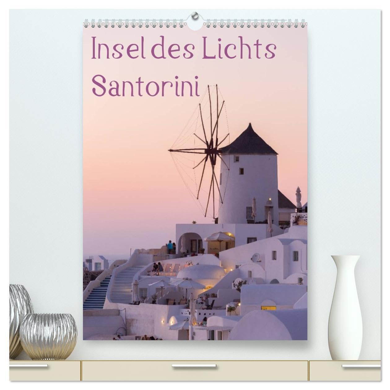 Insel des Lichts - Santorini (hochwertiger Premium Wandkalender 2026 DIN A2 hoch), Kunstdruck in Hochglanz: Diese faszinierende Insel mit ihrem ... zum Träumen und Relaxen ein. (CALVENDO Orte) Leisure, Home & Garden