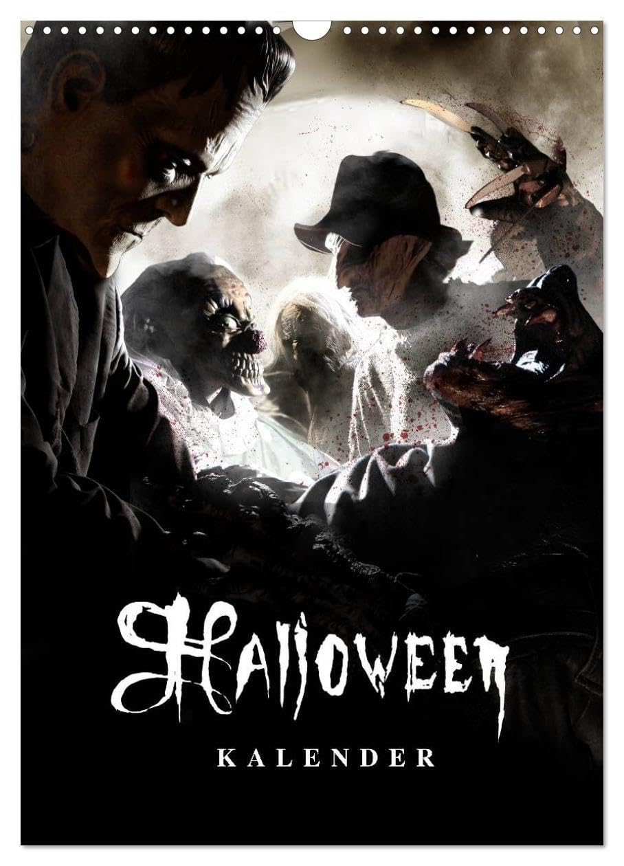 Halloween Optische Illusionen - Kalender 2026 (Wandkalender 2026 DIN A3 hoch), CALVENDO Monatskalender: Halloween Optische Illusionen (CALVENDO Spass) Film, Art & Culture