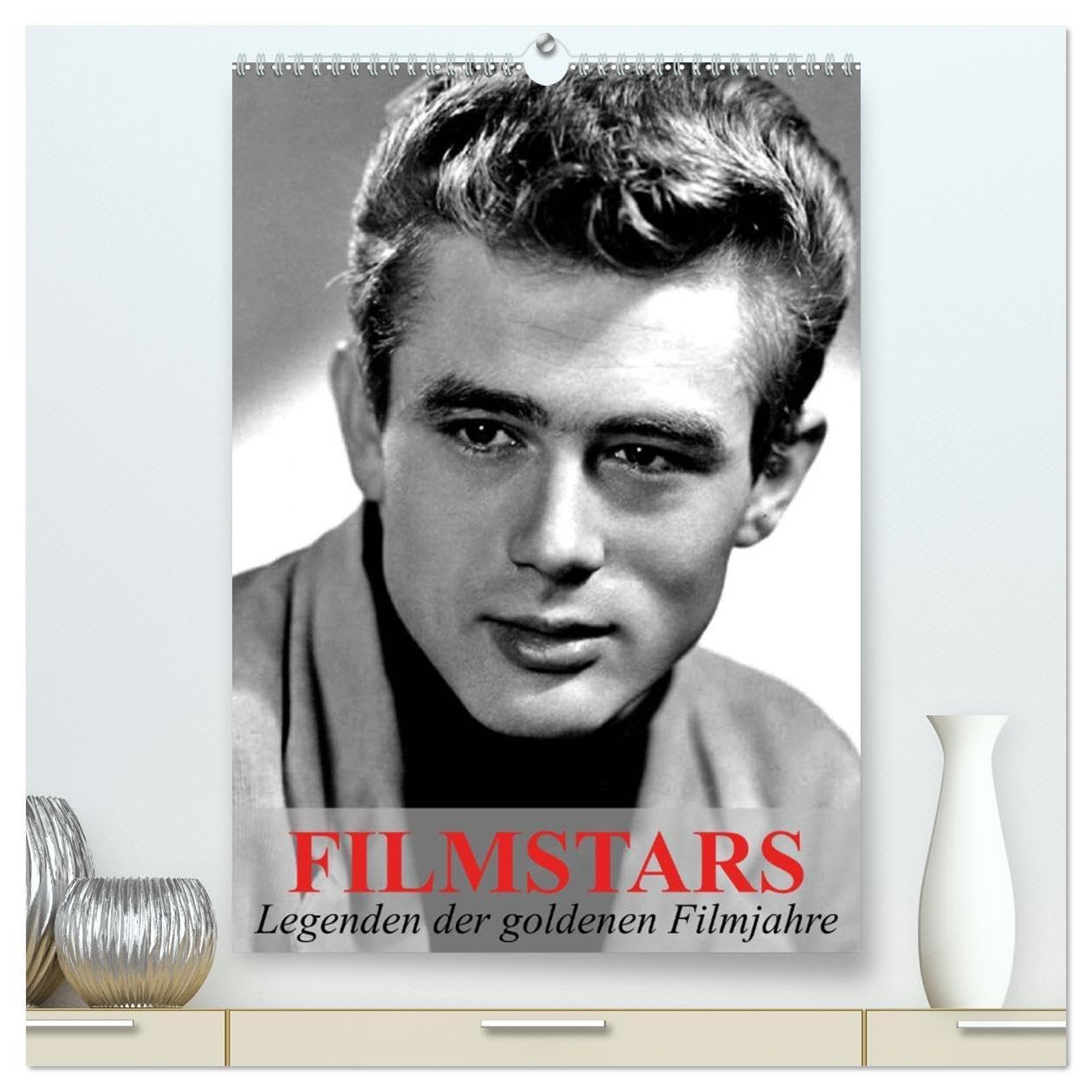Filmstars - Legenden der goldenen Filmjahre (hochwertiger Premium Wandkalender 2026 DIN A2 hoch), Kunstdruck in Hochglanz: Die legendären Helden der goldenen Kinojahre (CALVENDO Menschen) Living & Furnishing
