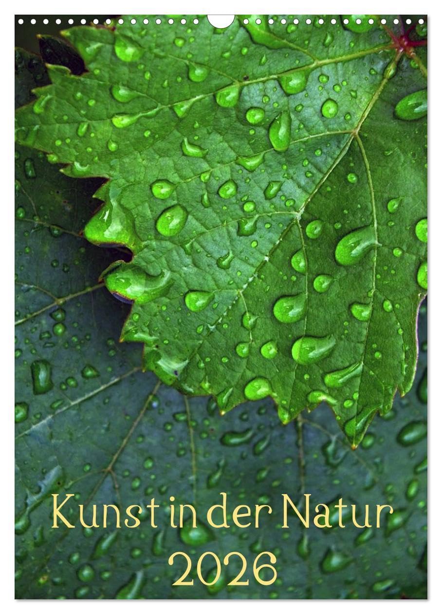 Kunst in der Natur (Wandkalender 2026 DIN A3 hoch), CALVENDO Monatskalender: Kunstvolle Formen, Farben und Strukturen der Natur, Makrofotografie. (CALVENDO Natur) Photography