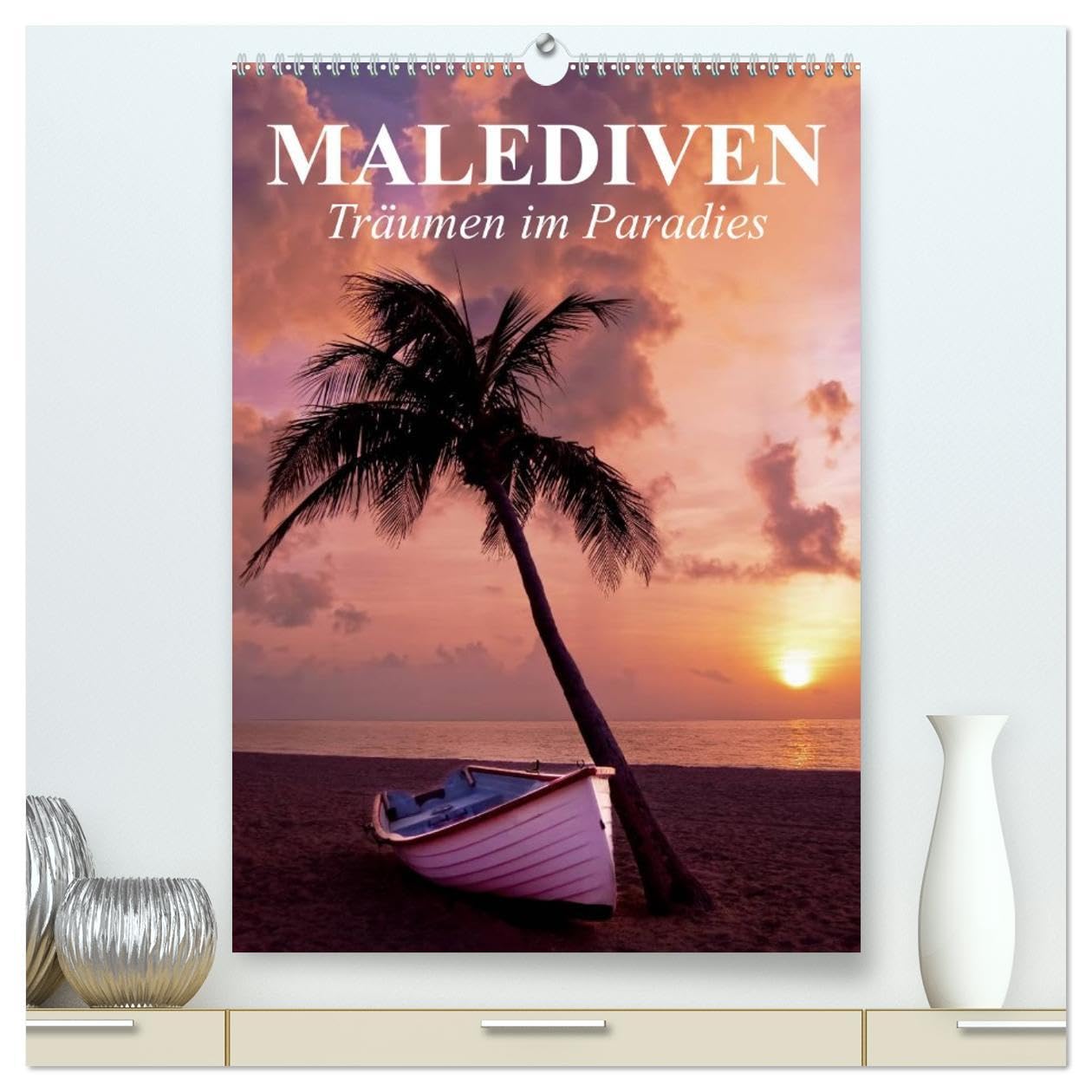 Malediven - Träumen im Paradies (hochwertiger Premium Wandkalender 2026 DIN A2 hoch), Kunstdruck in Hochglanz: Die traumhafte Inselwelt der Malediven für Erholungssuchende und Taucher (CALVENDO Orte) Living & Furnishing
