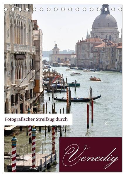 Fotografischer Streifzug durch Venedig (Tischkalender 2026 DIN A5 hoch), CALVENDO Monatskalender: Ein fotografischer Streifzug durch Venedig mit Barbara Wichert und Doris Krüger (CALVENDO Orte) Film, Art & Culture