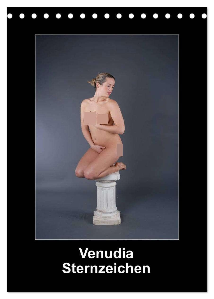 Venudia Sternzeichen - Aktfotografie (Tischkalender 2026 DIN A5 hoch), CALVENDO Monatskalender: Fotografische Darstellung der Eigenheiten der Sternzeichen. (CALVENDO Erotik) Calendars