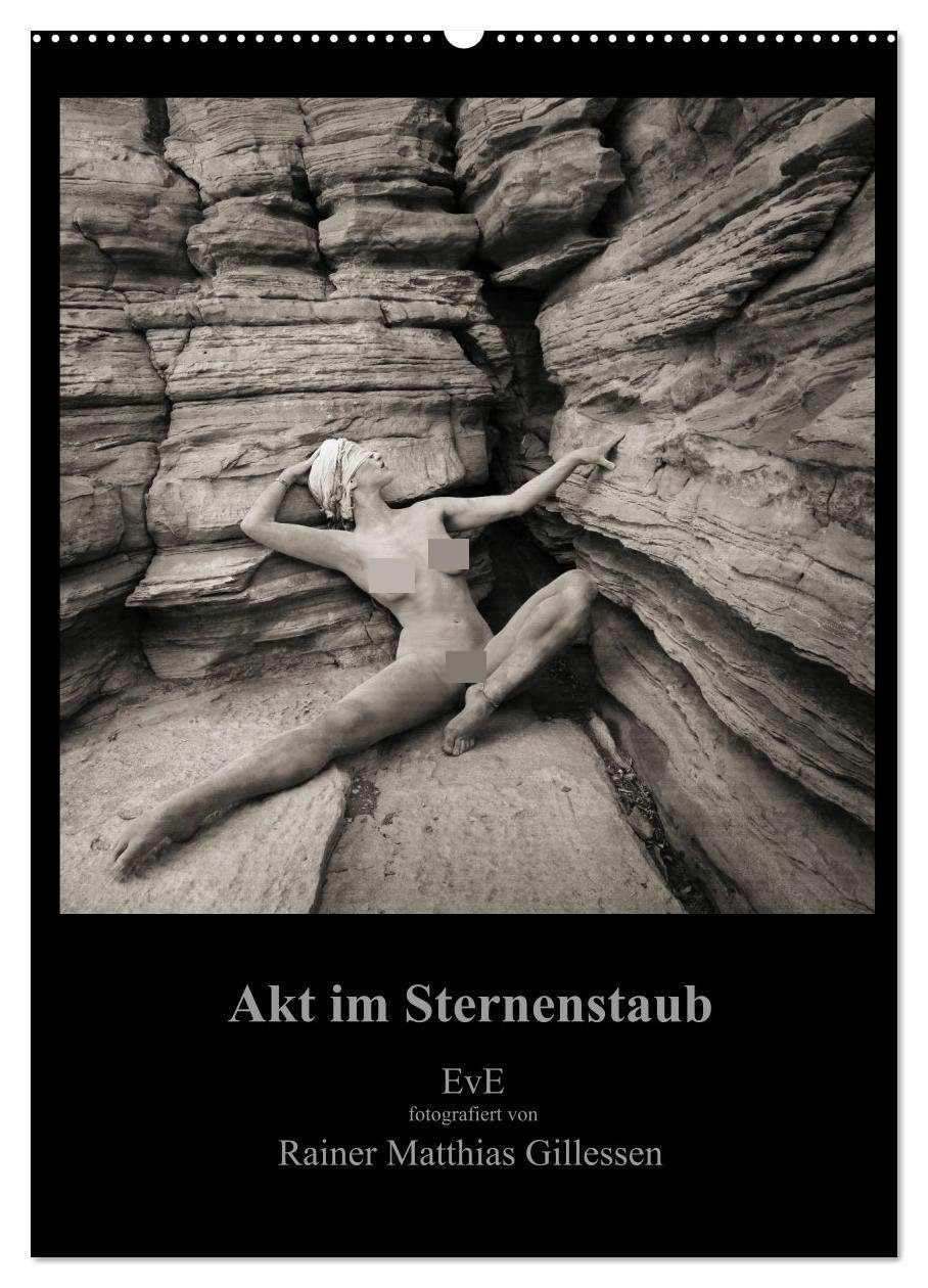Akt im Sternenstaub EvE fotografiert von Rainer Matthias Gillessen (Wandkalender 2026 DIN A2 hoch), CALVENDO Monatskalender: AKT Kalender von RMG und EVE (CALVENDO Erotik) Calendars