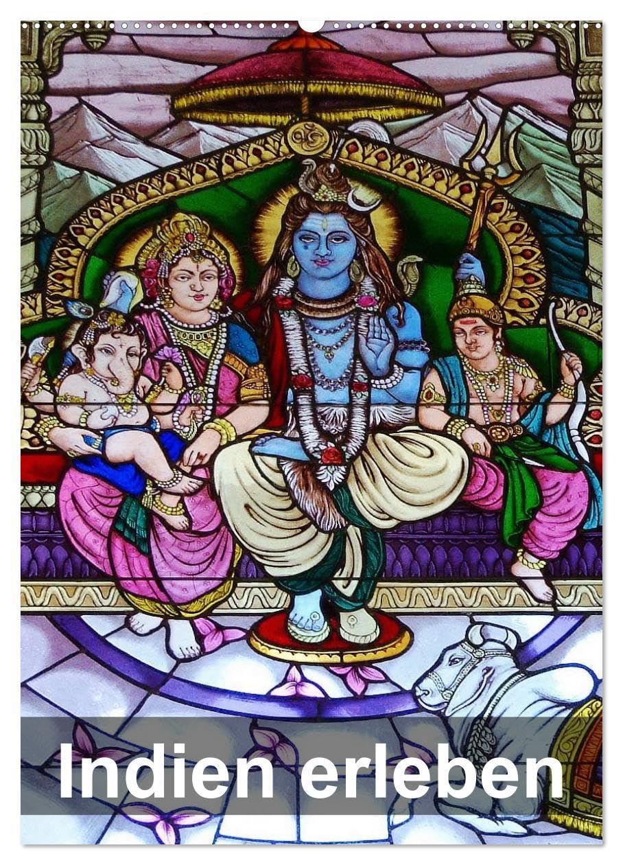 Indien erleben (Wandkalender 2026 DIN A2 hoch), CALVENDO Monatskalender: Uttar Pradesh, Rajasthan, Maharashtra, Karnataka, Tamil Nadu, Kerala - ... und Kultur Indiens erleben (CALVENDO Orte) Business & Technology