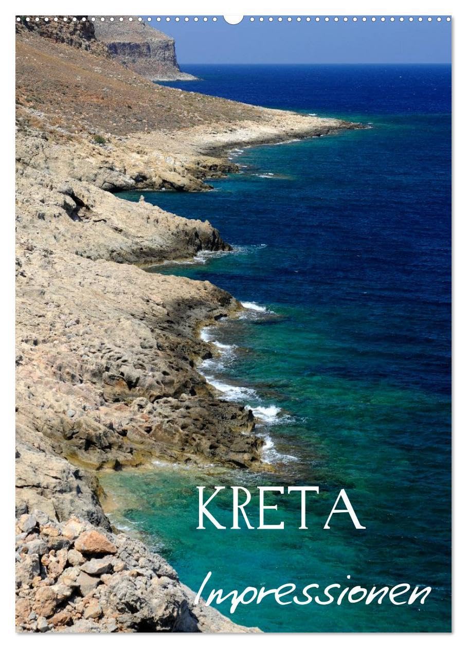 Kreta Impressionen (Wandkalender 2026 DIN A2 hoch), CALVENDO Monatskalender: Landschaft und Kultur der Urlaubsinsel Kreta (CALVENDO Orte) Film, Art & Culture
