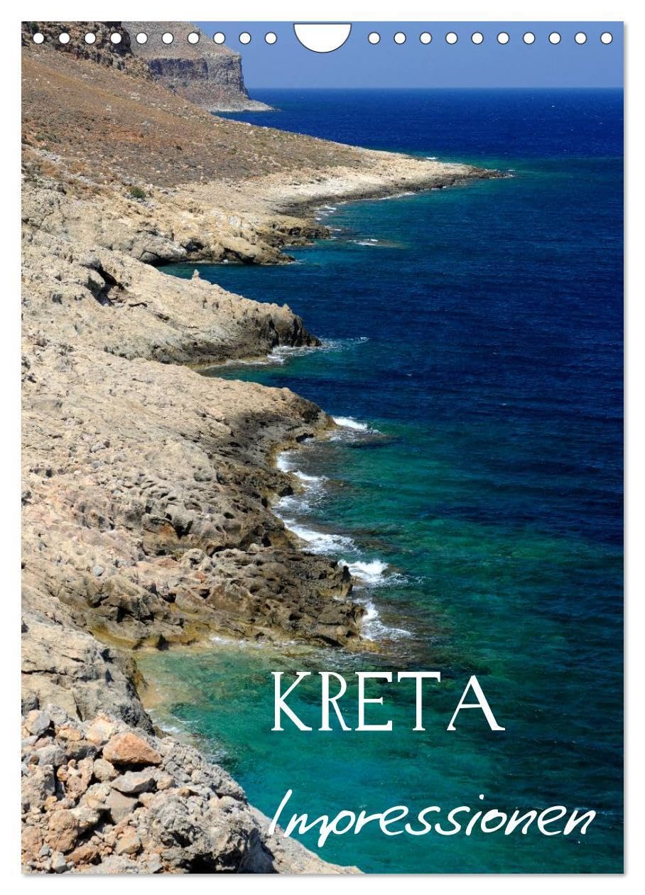 Kreta Impressionen (Wandkalender 2026 DIN A4 hoch), CALVENDO Monatskalender: Landschaft und Kultur der Urlaubsinsel Kreta (CALVENDO Orte) Film, Art & Culture