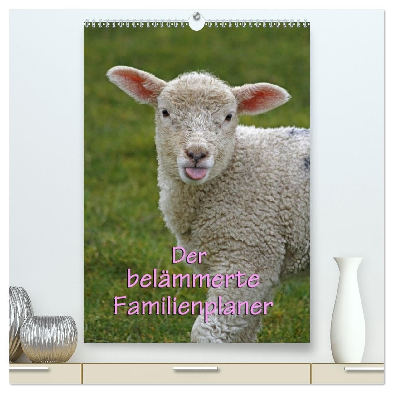 Der belämmerte Familienplaner (hochwertiger Premium Wandkalender 2026 DIN A2 hoch), Kunstdruck in Hochglanz: Liebenswerte Nutztierkinder (CALVENDO Tiere) Natural Sciences