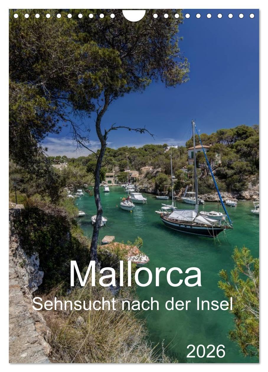 Mallorca - Sehnsucht nach der Insel (Wandkalender 2026 DIN A4 hoch), CALVENDO Monatskalender: Exklusive Bilder der Insel Mallorca als Kalender im Hochformat (CALVENDO Orte) Leisure, Home & Garden