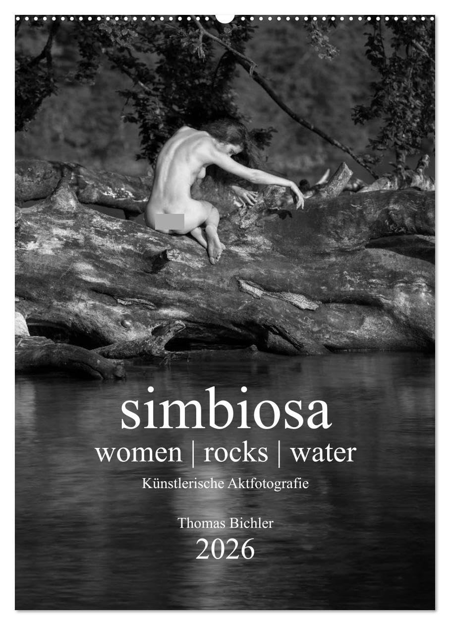 simbiosa ... Künstlerische Aktfotografie 2026 (Wandkalender 2026 DIN A2 hoch), CALVENDO Monatskalender: SW-Outdoor-Aktfotografie (CALVENDO Erotik) Social Sciences