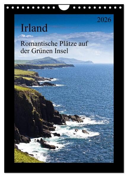 Irland - Romantische Plätze auf der Grünen Insel (Wandkalender 2026 DIN A4 hoch), CALVENDO Monatskalender: Mystik, Schönheit und Sehnsucht erleben! (CALVENDO Natur) Leisure, Home & Garden
