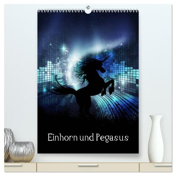 Einhorn und Pegasus (hochwertiger Premium Wandkalender 2026 DIN A2 hoch), Kunstdruck in Hochglanz: Ein mystischer Einhorn und Pegasus Monatskalender. (CALVENDO Kunst) Health, Nutrition & Fitness