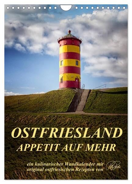 Ostfriesland - Appetit auf mehr / Geburtstagskalender (Wandkalender 2026 DIN A4 hoch), CALVENDO Monatskalender: Eine kulinarischer Wandkalender mit ... ostfriesischen Rezepten (CALVENDO Lifestyle) Living & Furnishing