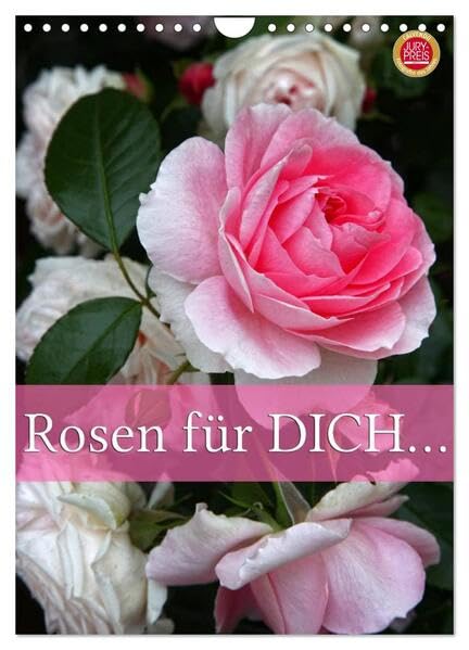 Rosen für DICH / Geburtstagskalender (Wandkalender 2026 DIN A4 hoch), CALVENDO Monatskalender: 12 wunderbare Rosen die Dich durch das ganze Jahr begleiten (CALVENDO Natur) Social Sciences