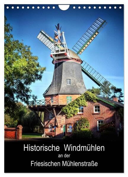 Historische Windmühlen an der Friesischen Mühlenstraße / CH-Version / Planer (Wandkalender 2026 DIN A4 hoch), CALVENDO Monatskalender: Peter Roder ... Mühlenstraße. (CALVENDO Technologie) Living & Furnishing