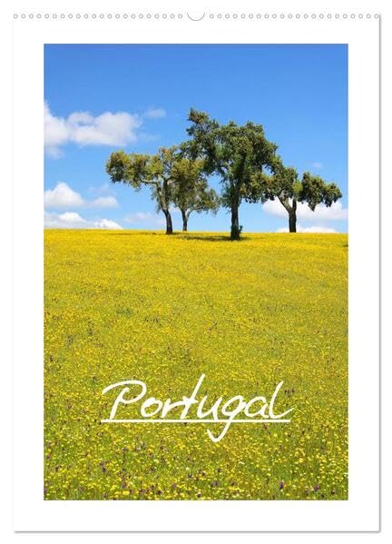 Portugal (Wandkalender 2026 DIN A2 hoch), CALVENDO Monatskalender: Entdecken Sie mit diesem Kalender Portugal, ein geschichtsträchtiges und bezauberndes Land im Westen Europas. (CALVENDO Orte) Leisure, Home & Garden