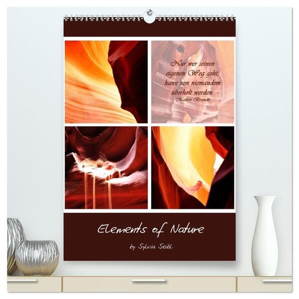 Elements of Nature (hochwertiger Premium Wandkalender 2026 DIN A2 hoch), Kunstdruck in Hochglanz: Erleben Sie jeden Monat die verschiedenen Farben, ... Inspiration für die Seele. (CALVENDO Natur) Film, Art & Culture