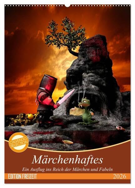 Märchenhaftes (Wandkalender 2026 DIN A2 hoch), CALVENDO Monatskalender: Ein Ausflug ins Reich der Märchen- und Fabelwesen (CALVENDO Spass) Contemporary literature