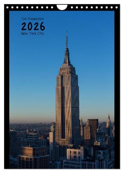 Vertical New York (Wandkalender 2026 DIN A4 hoch), CALVENDO Monatskalender: Ansichten New Yorker Wolkenkratzer (CALVENDO Orte) Leisure, Home & Garden